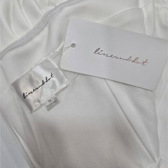 Line & Dot Samara Dress in Off White Medium - Picture 13 of 15